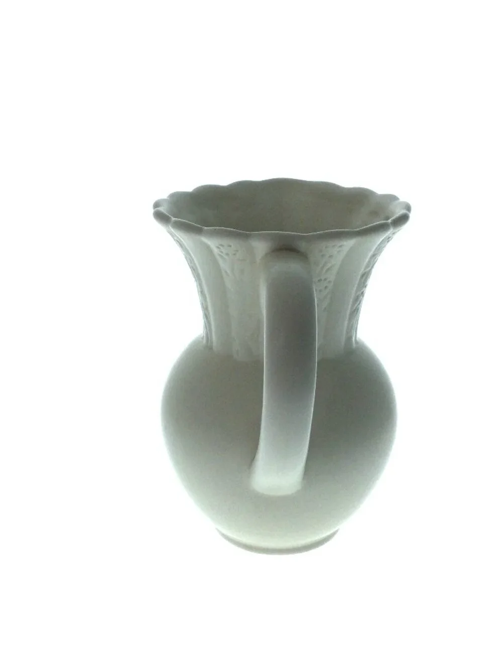 FTD Ceramic Pitcher Vase Cream 7